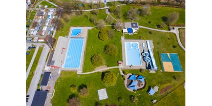 Ausflug mit Kindern - Parkmöglichkeiten - Thurgau - Das Bad aus der Luft.  - Schwimmbad Hörnli Kreuzlingen