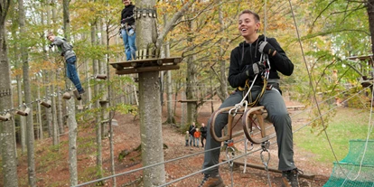 Trip with children - Ausflugsziel ist: ein Kletterpark - Strengelbach - Seilpark Balmberg