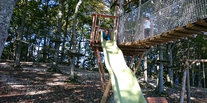 Trip with children - Ausflugsziel ist: ein Kletterpark - Strengelbach - Seilpark Balmberg