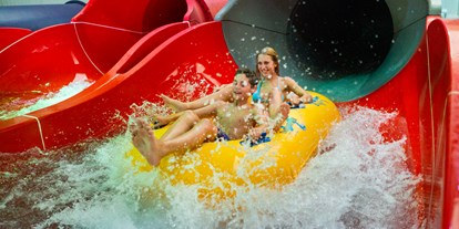 Ausflug mit Kindern - Witterung: Bewölkt - Locarno - Rutschbahn Wash Mashine - Splash & Spa Tamaro