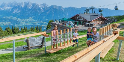 Ausflug mit Kindern - Neubach (Annaberg-Lungötz) - Wettkampfkugelbahn im Hopsiland - Planai Seilbahn