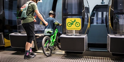 Ausflug mit Kindern - öffentliche Verkehrsmittel - Bad Mitterndorf - Bike Gondel - Planai Seilbahn