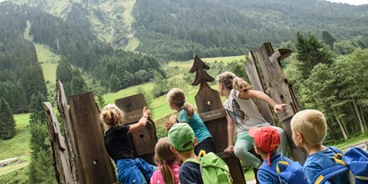 Ausflug mit Kindern - Witterung: Schönwetter - Schnepfau - Erlebnisweg Litzbach vom Silbertal im Montafon