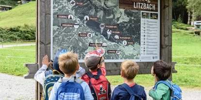 Trip with children - WC - Schnepfau - Erlebnisweg Litzbach vom Silbertal im Montafon
