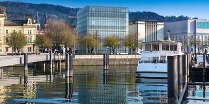 Ausflug mit Kindern - Umgebungsschwerpunkt: See - Alberschwende - Das Kunsthaus Bregenz ist ein Ausstellungsraum für zeitgenössische Kunst im Herzen von Bregenz.
Foto: Markus Tretter - Kunsthaus Bregenz 