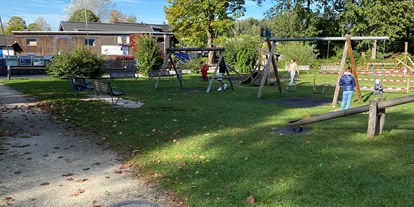 Ausflug mit Kindern - Trauneck - Schaukeln - Mondsee Spielplatz