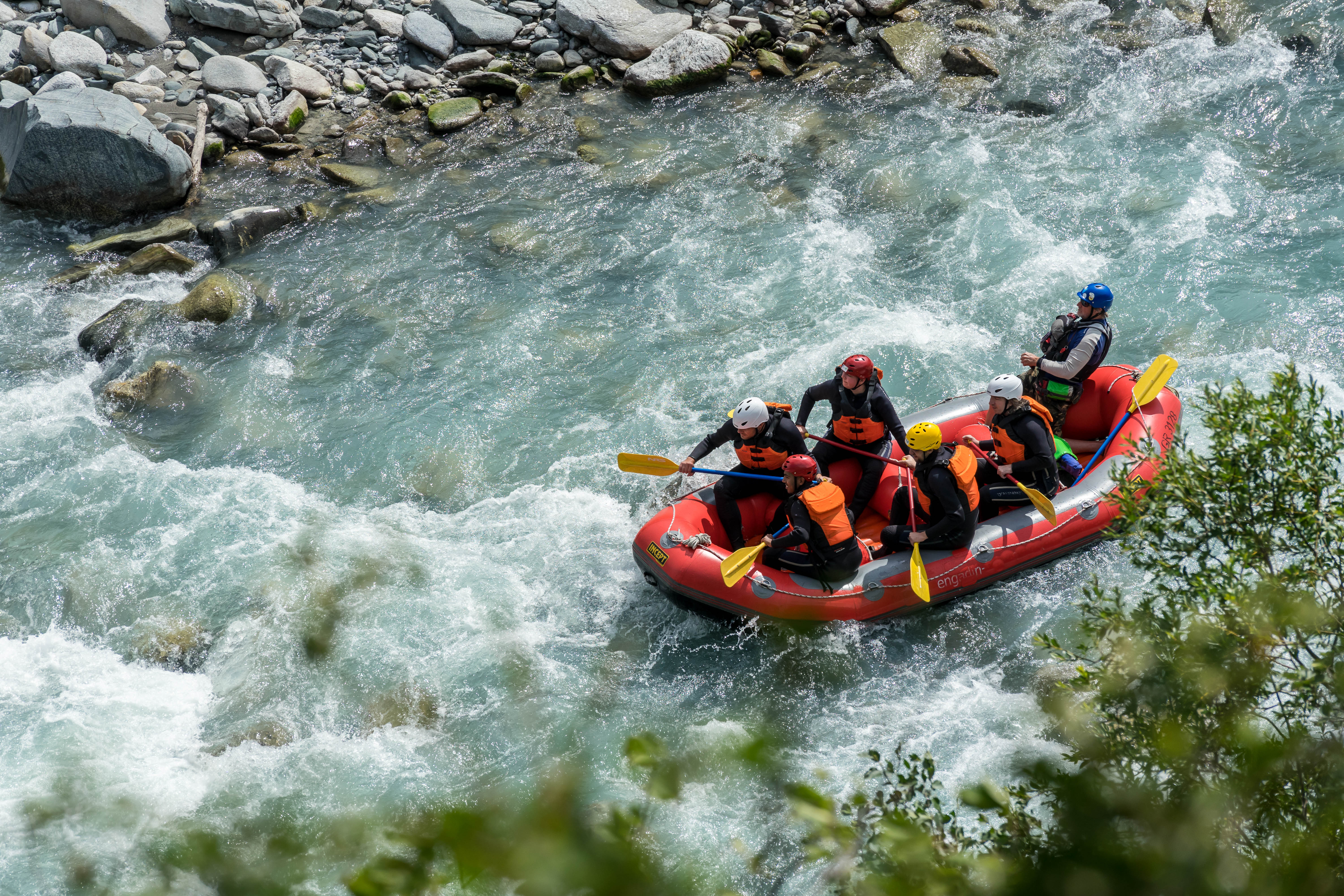 Destinazione dell'escursione - River rafting in Zuoz