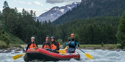 Trip with children - St. Moritz - River rafting in Zuoz