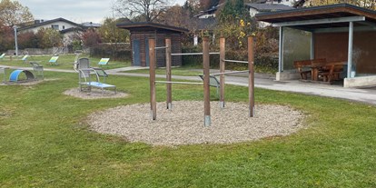 Ausflug mit Kindern - Ausflugsziel ist: ein Freizeitpark - Scharfling - Spielplatz - Bewegungspark Bergheim