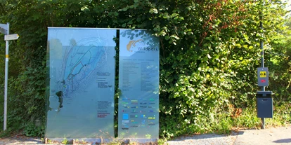 Ausflug mit Kindern - Witterung: Bewölkt - Schnepfau - Übersichtskarte am Beginn - Wildpark Feldkirch