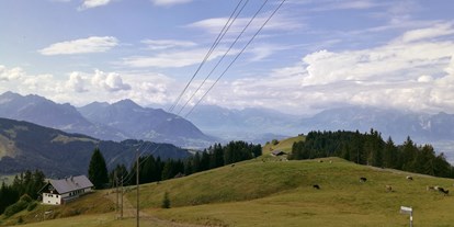 Ausflug mit Kindern - Ausflugsziel ist: eine Wanderung - Dornbirn Gütle - Aussicht vom Alpwegkopfhaus - Wanderung zum Alpwegkopf