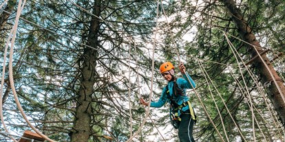 Ausflug mit Kindern - Themenschwerpunkt: Klettern - Krumbach (Krumbach) - Waldseilgarten - Waldseilgarten Hirschenkogel