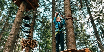 Trip with children - Ausflugsziel ist: ein Kletterpark - Kernhof - Waldseilgarten - Waldseilgarten Hirschenkogel