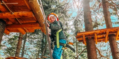 Trip with children - Ausflugsziel ist: eine Sportanlage - Kernhof - Waldseilgarten - Waldseilgarten Hirschenkogel