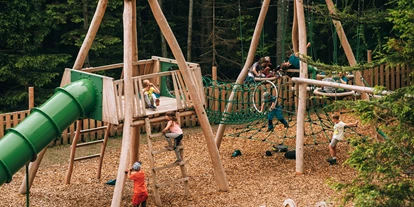 Trip with children - erreichbar mit: Seilbahn - Kernhof - Spielplatz - Waldseilgarten Hirschenkogel
