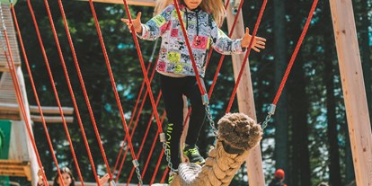 Ausflug mit Kindern - Ausflugsziel ist: eine Sportanlage - Spielplatz - Waldseilgarten Hirschenkogel