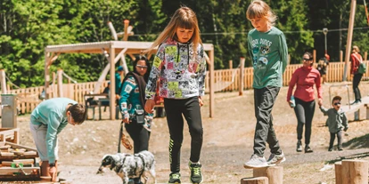 Trip with children - Ausflugsziel ist: ein Kletterpark - Kernhof - Spielplatz - Waldseilgarten Hirschenkogel