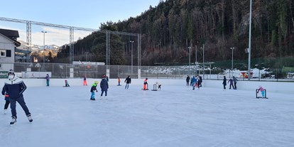 Ausflug mit Kindern - Ausflugsziel ist: eine Sportanlage - Thüringerberg - Kunsteisbahn Gastra Rankweil