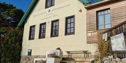 Ausflug mit Kindern - Witterung: Schönwetter - Schwechat - Rudolf-Prokschhütte 