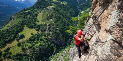 Ausflug mit Kindern - Südtirol - Zwei Klettersteige für die besten Aussichten über Naturns. - Naturns