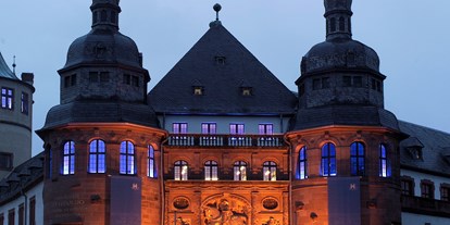 Ausflug mit Kindern - Witterung: Regenwetter - Deutschland - Historisches Museum der Pfalz Eingangsbereich bei Nacht - Historisches Museum der Pfalz Speyer