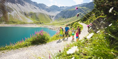 Ausflug mit Kindern - Landschaft: Flüsse - Wandern Lünersee - Golm Silvretta Lünersee 