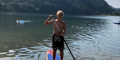 Ausflug mit Kindern - Oberweißau (Lochen am See, Munderfing) - Stand Up Paddel Kurse für die ganze Familie