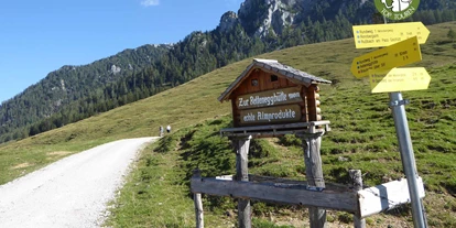 Ausflug mit Kindern - barrierefrei - Sankt Leonhard (Grödig) - Bei der Abzweigung nach links - Postalm Rettenegghütte