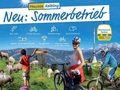 Ausflug mit Kindern - Moosberg auch Sonnberg - Neue Sommer-Erlebnisse am Hauser Kaibling für Jung und Alt. - Streichelzoo und Disc Golf Parcours 