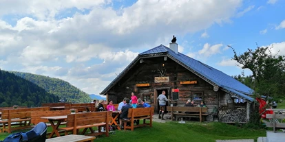 Ausflug mit Kindern - Ausflugsziel ist: ein Aussichtspunkt - Sankt Leonhard (Grödig) - Sausteigalm am Zwölferhorn
