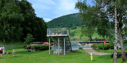 Ausflug mit Kindern - Witterung: Schönwetter - Schnepfau - Freischwimmbad Mellau
