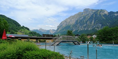 Ausflug mit Kindern - Umgebungsschwerpunkt: Fluss - Wald am Arlberg - Freischwimmbad Mellau