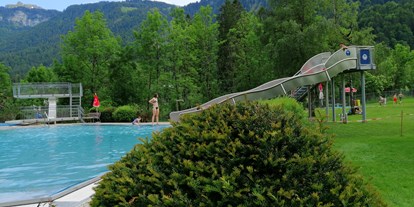 Ausflug mit Kindern - Alter der Kinder: 4 bis 6 Jahre - Wald am Arlberg - Freischwimmbad Mellau