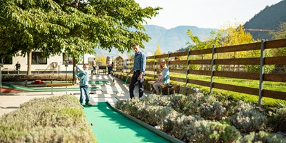 Ausflug mit Kindern - Sportanlage: Minigolfplatz - Tirol - Minigolf Algund