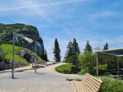 Trip with children - Kinderwagen: großteils geeignet - Tyrol - Triassic Park auf der Steinplatte