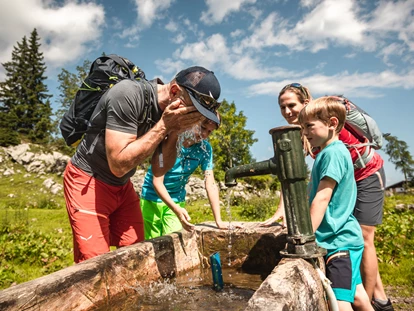 Ausflug mit Kindern - Witterung: Bewölkt - Steinplatte Waidring Triassic Park  - Triassic Park auf der Steinplatte