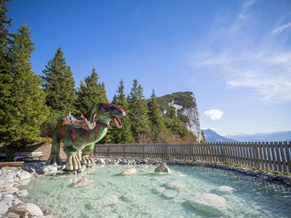 Ausflug mit Kindern - Parkmöglichkeiten - Triassic Park auf der Steinplatte