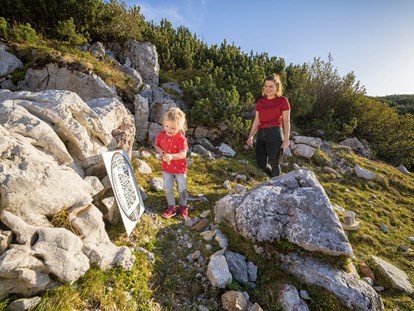 Ausflug mit Kindern - erreichbar mit: Seilbahn - Großgmain - Triassic Park  Steinplatte Waidring