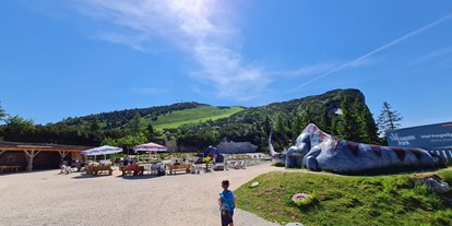 Ausflug mit Kindern - Schatten: wenig schattig - Kiefersfelden - TriassicPark auf der Steinplatte