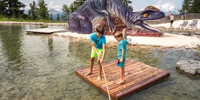 Ausflug mit Kindern - Ausflugsziel ist: ein Aussichtspunkt - PLZ 5091 (Österreich) - Steinplatte Waidring Triassic Park  - TriassicPark auf der Steinplatte