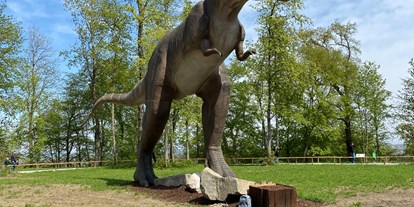 Ausflug mit Kindern - Kopfingerdorf - Dinosaurierausstellung bis 10/2022 Katzenberg 