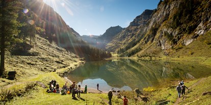 Ausflug mit Kindern - Parkmöglichkeiten - Mogelsberg - Wandermöglichkeit Talalpsee - Auf den Spuren des Drachen Glarnerzahn