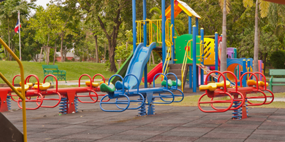 Ausflug mit Kindern - Ausflugsziel ist: eine Sportanlage - Grünau im Almtal - Spielplatz Sankt Konrad