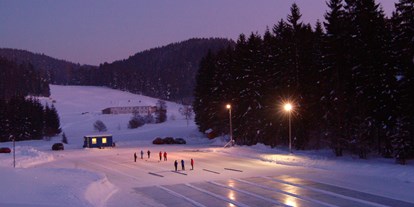 Ausflug mit Kindern - Stallberg (Stroheim) - Eisstockschießen am Golfplatzteich
