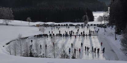 Ausflug mit Kindern - Ausflugsziel ist: eine Sportanlage - PLZ 4020 (Österreich) - Eisstockschießen am Golfplatzteich