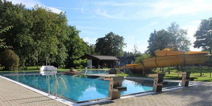Ausflug mit Kindern - Ausflugsziel ist: ein Spielplatz - Oberhöflein (Weitersfeld) - Freibad Weitersfeld
