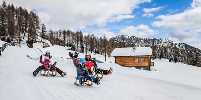 Ausflug mit Kindern - Weg: Lernweg - Töll - Partschins - Ski- und Wandergebiet Reinswald