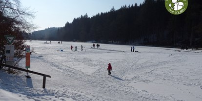 Ausflug mit Kindern - Witterung: Schnee - PLZ 82377 (Deutschland) - Weiherwege am Moor in Deining