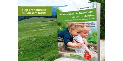 Ausflug mit Kindern - Themenschwerpunkt: Bewegung - Trostberg - Die Wanderung ist diesem Buch entnommen. Hier findest du weitere hilfreiche Details und Tipps für Familienwanderungen. - Skulpturen in Wasserburg