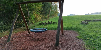 Ausflug mit Kindern - Alter der Kinder: 2 bis 4 Jahre - Kleinberg (Nußdorf am Haunsberg) - Wald Wissens Weg und Waldspielplatz Obertrum am See 